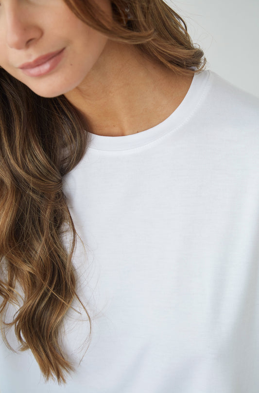 Polo Split Off White