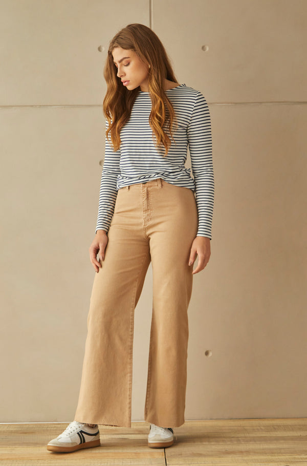 Pantalon Macadamia Castaño