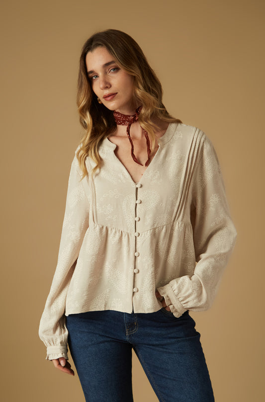 Blusa Roadline Beige