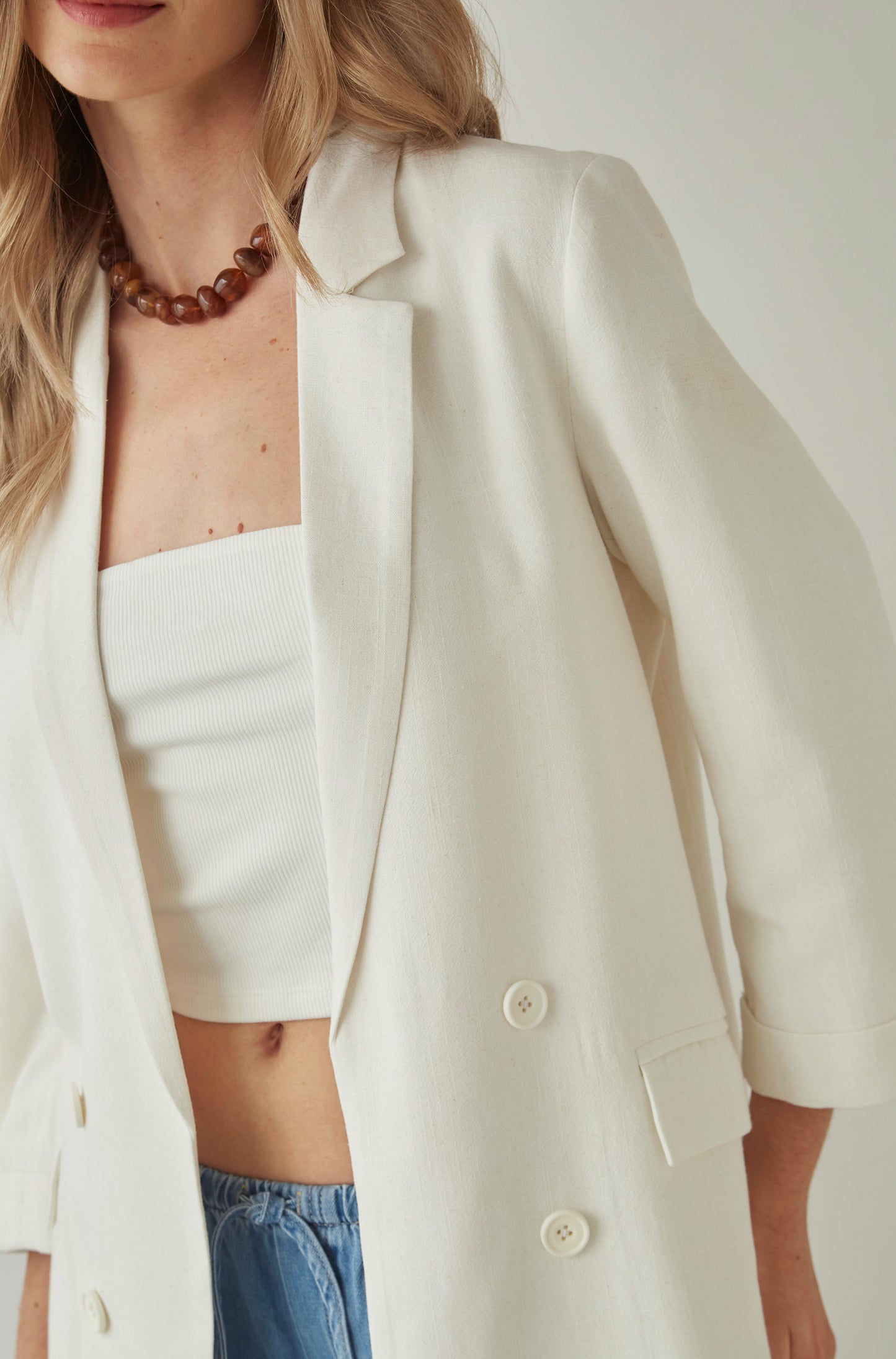 Blazer Piper Off White