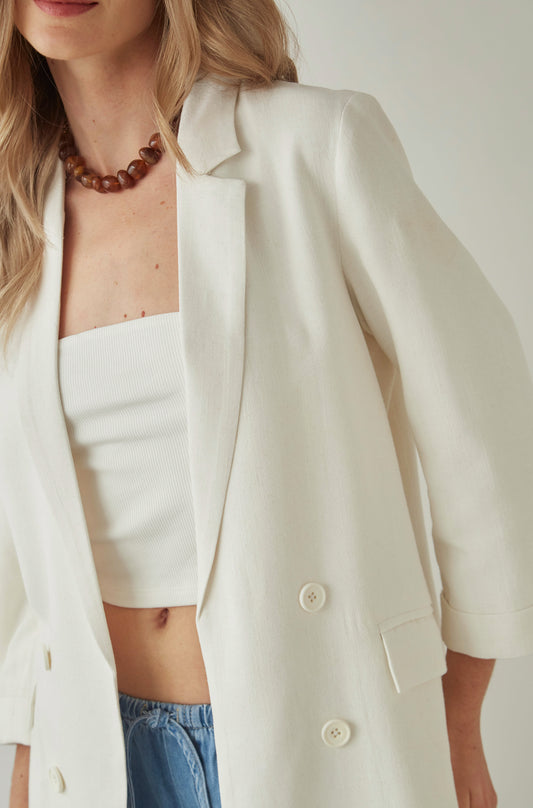 Blazer Piper Off White