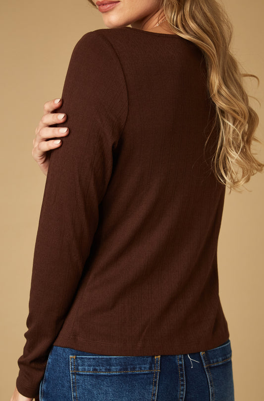 Polo Main Marron