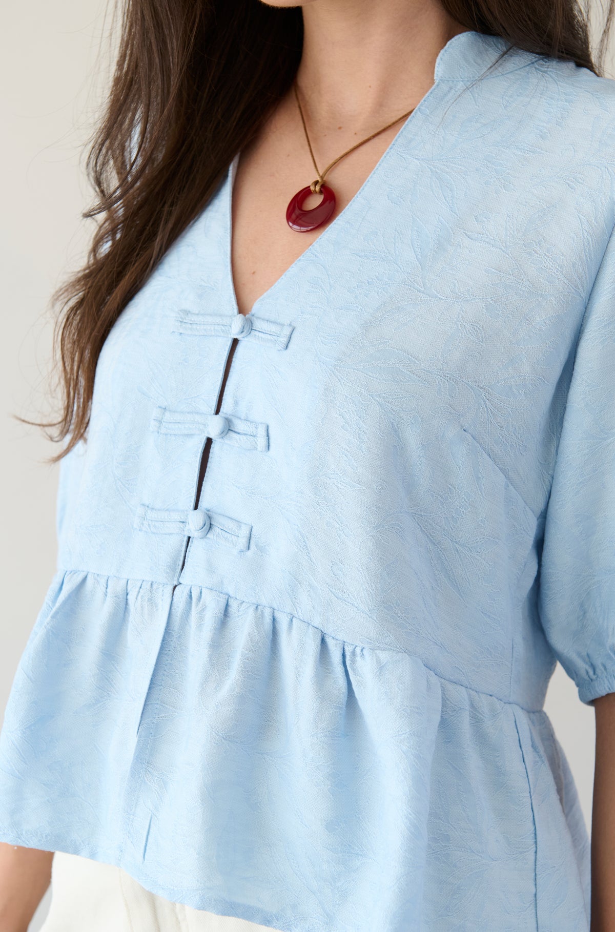 Blusa Petunia Celeste