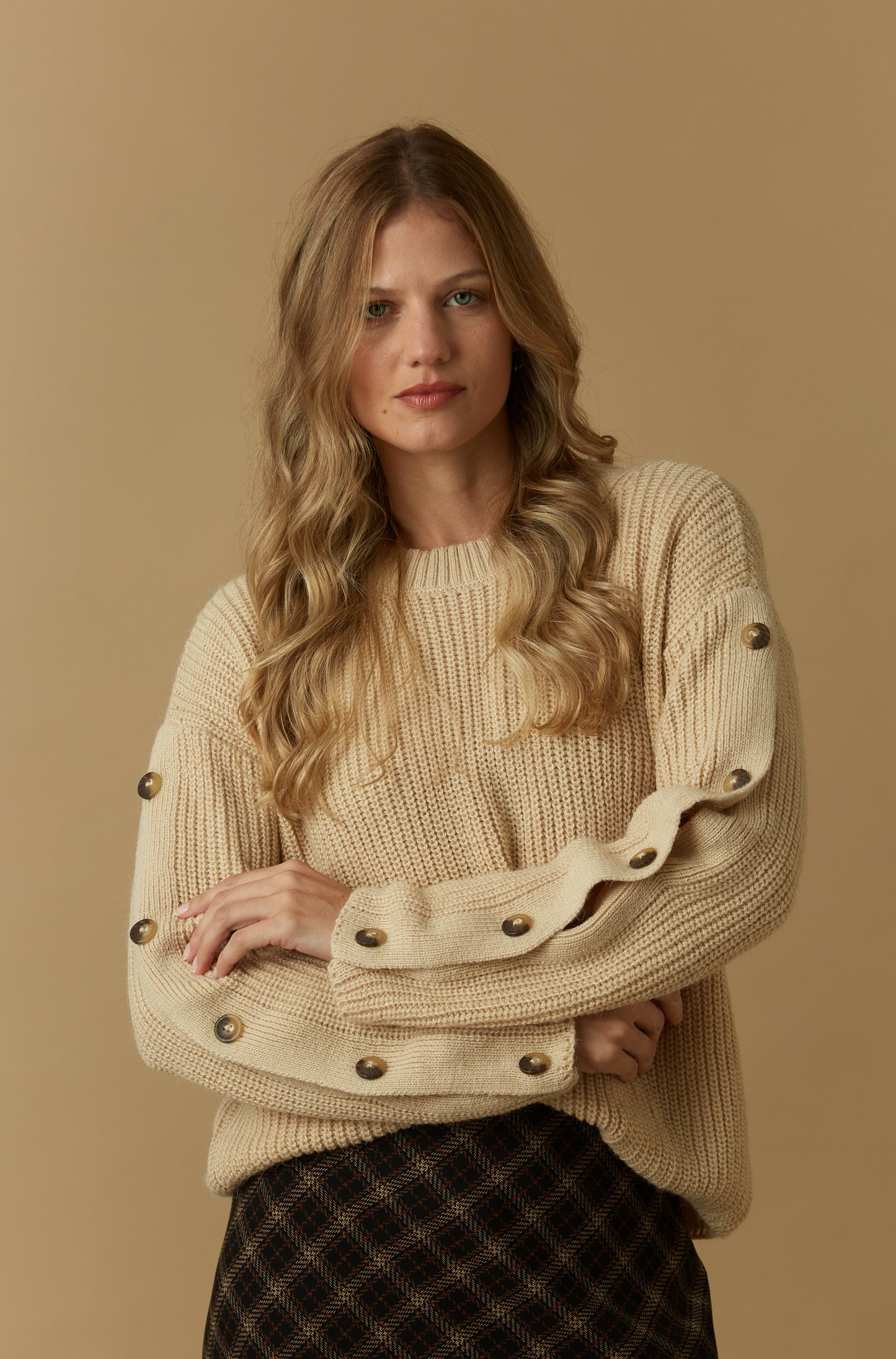 Chompa Aiden Beige