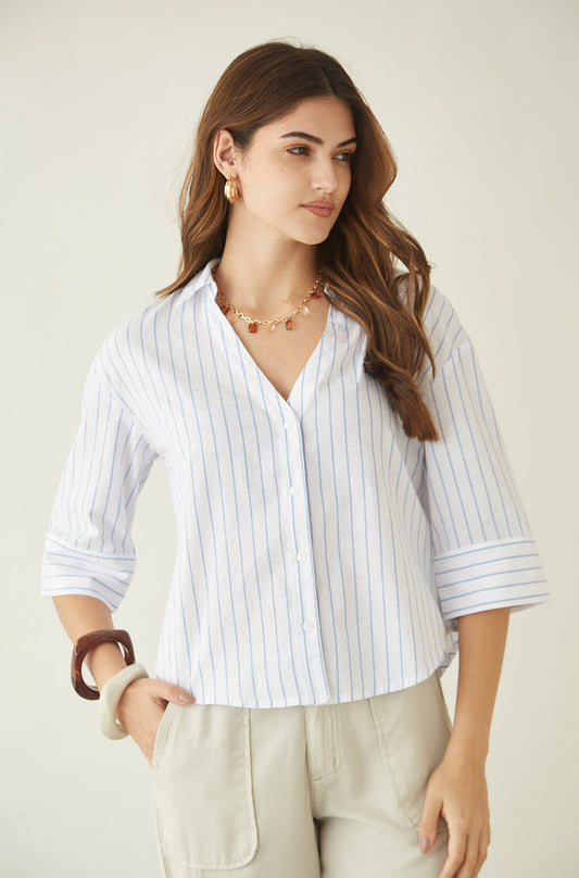 Blusa Buenos Aires Celeste