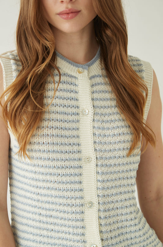 Chaleco Puerto Celeste