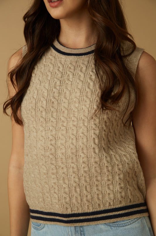 Chaleco Rowan Beige