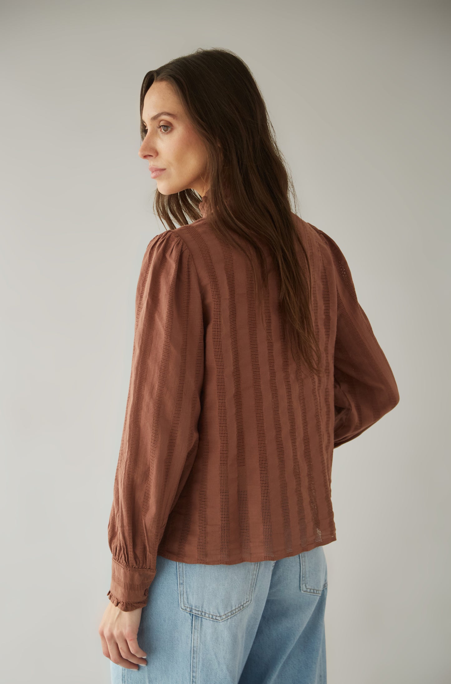 Blusa Adelaide Marron