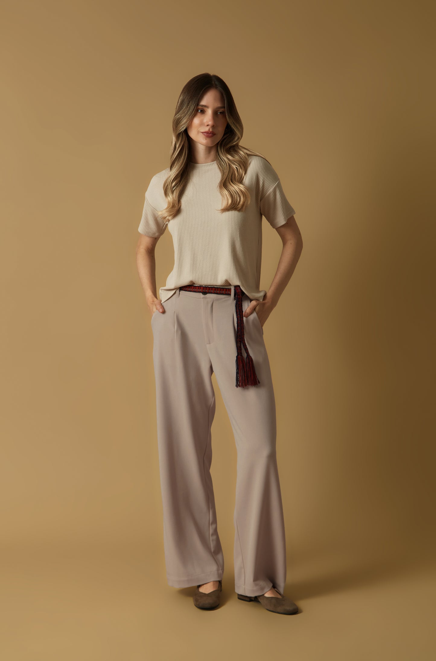 Pantalon Cali Beige