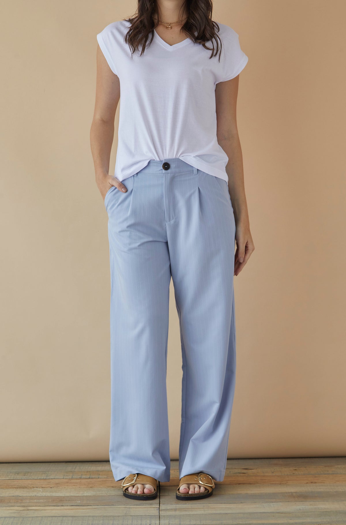 Pantalon Luli Celeste