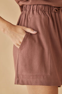 Short Chicago Marron