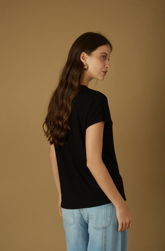 Polo Almudena Negro