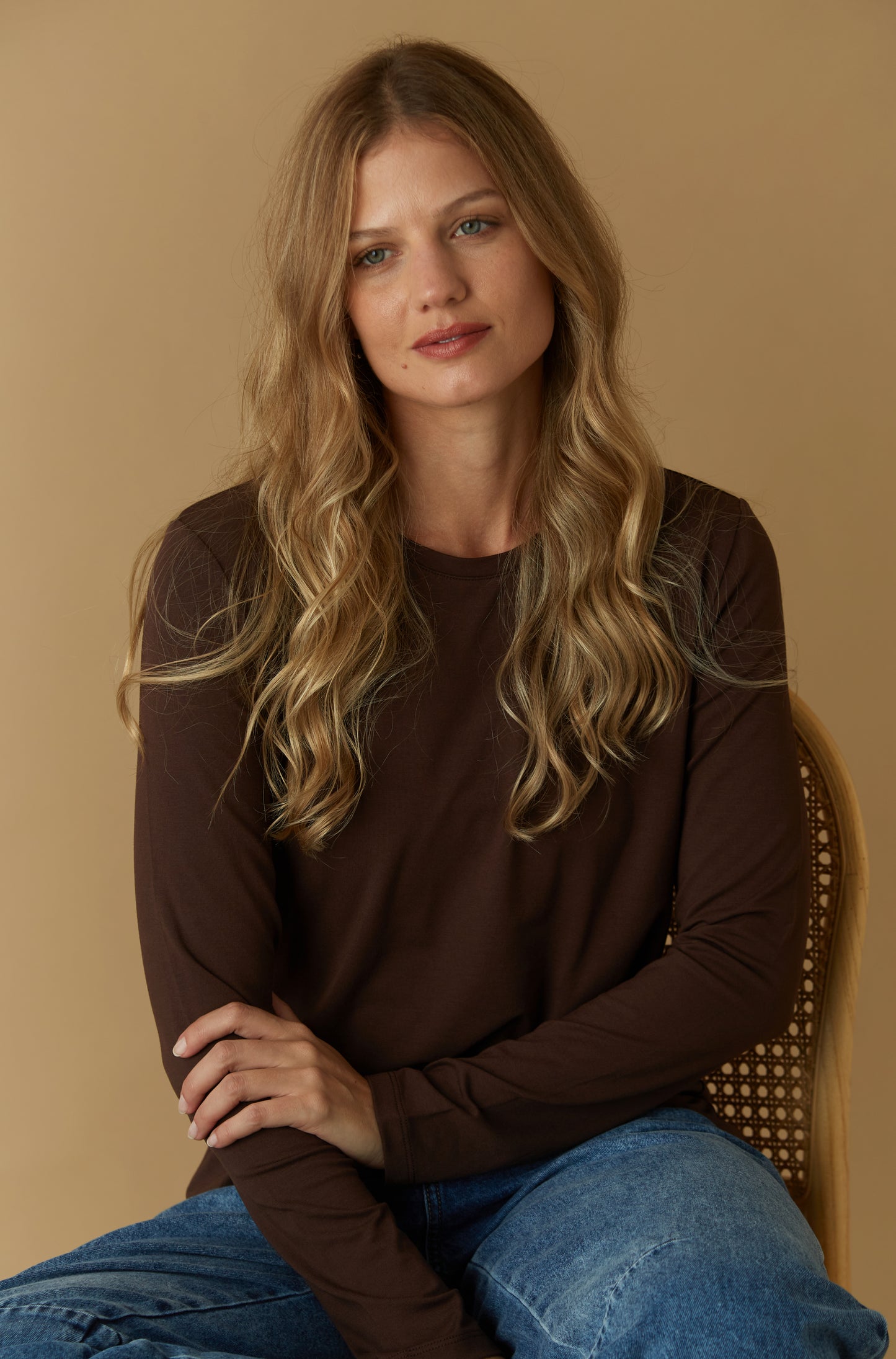 Polo Salma Marron