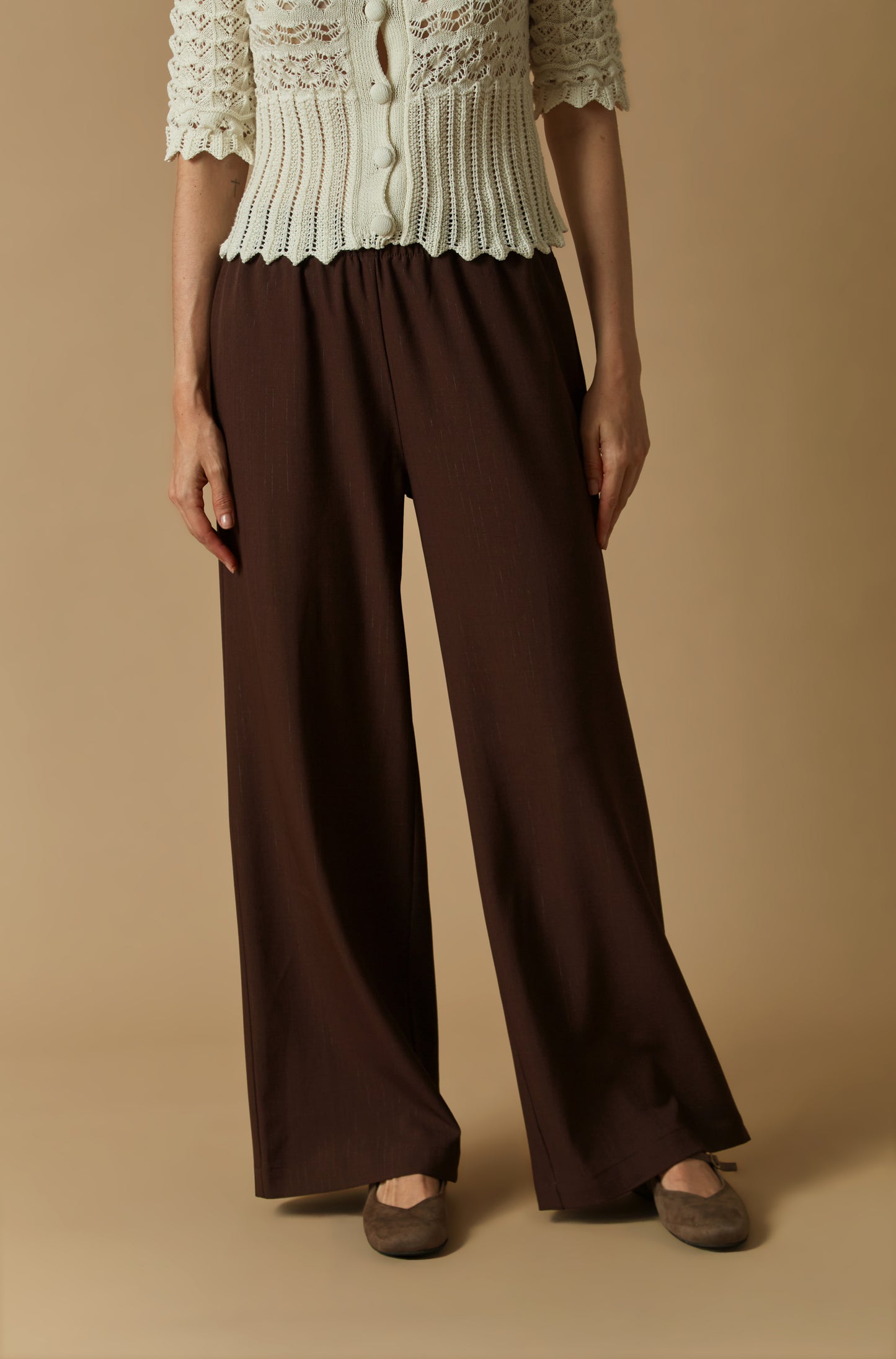 Pantalon Isabella Marron