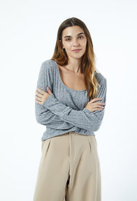 Polo Elif Gris