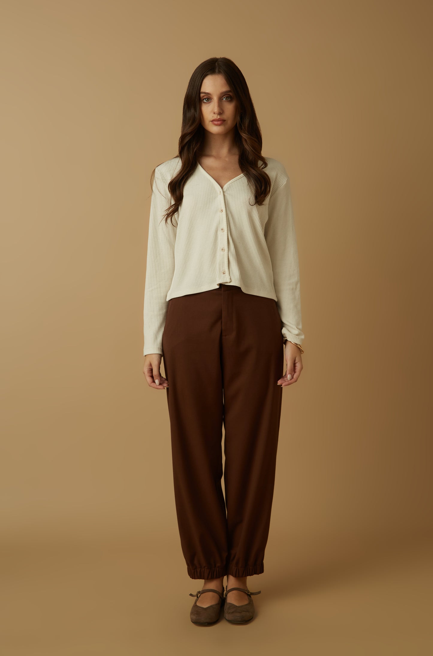 Pantalon Nabila Marron
