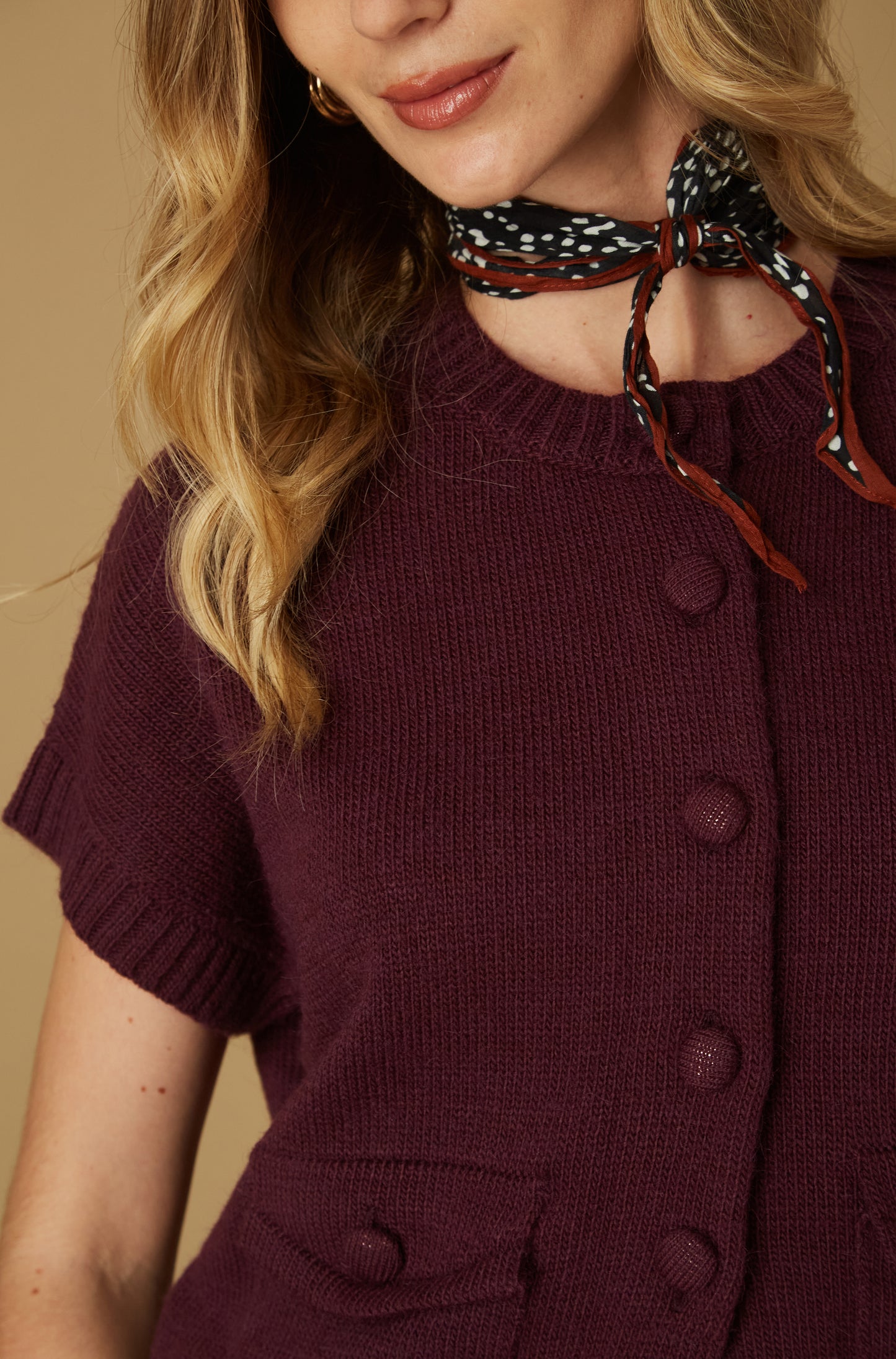 Chaleco Poppy Morado