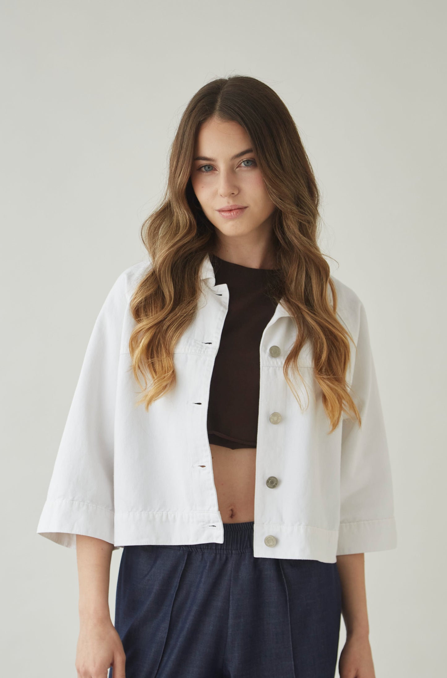 Casaca Aura Drill Off White