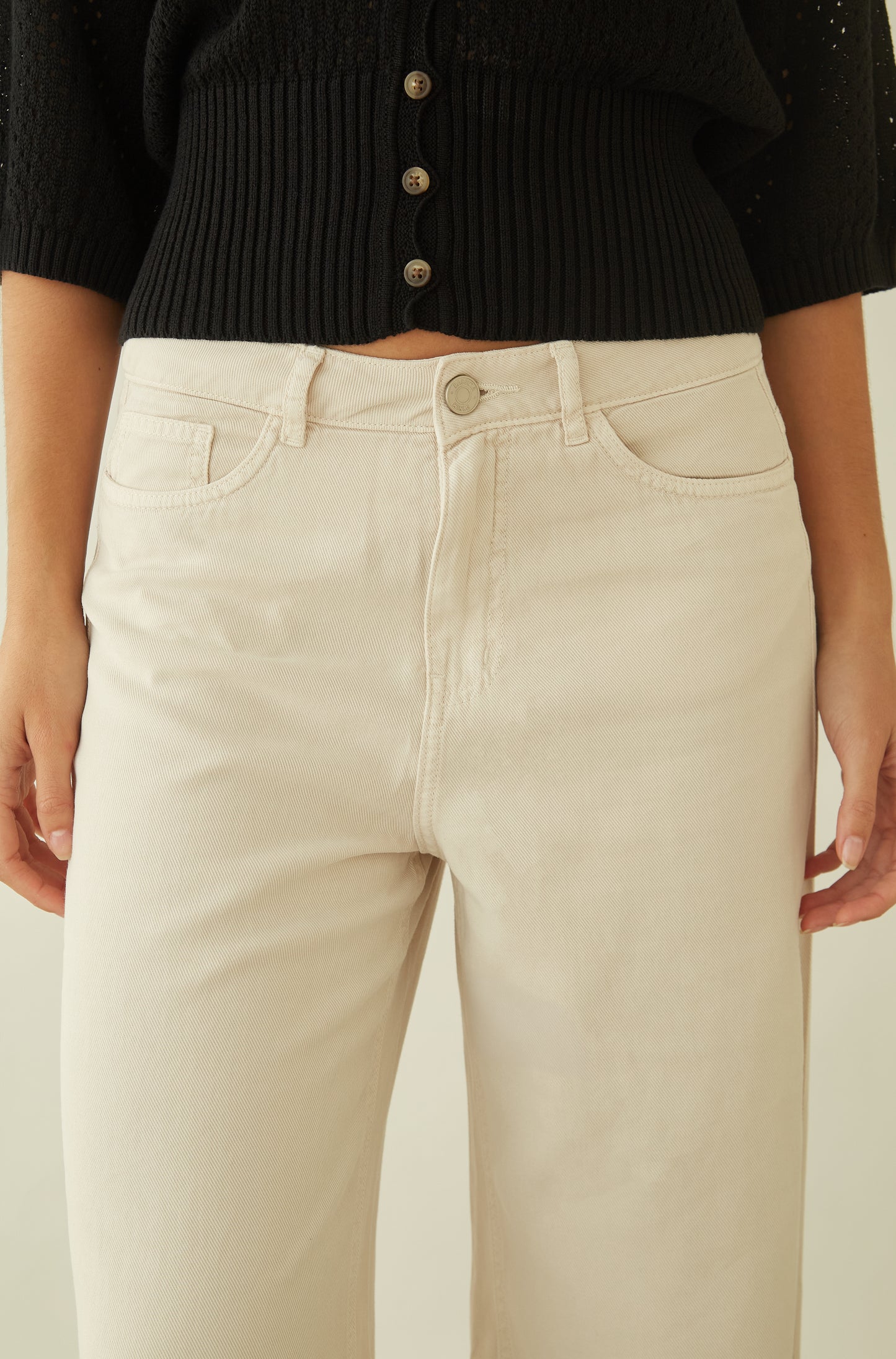 Pantalon Martina Drill Beige
