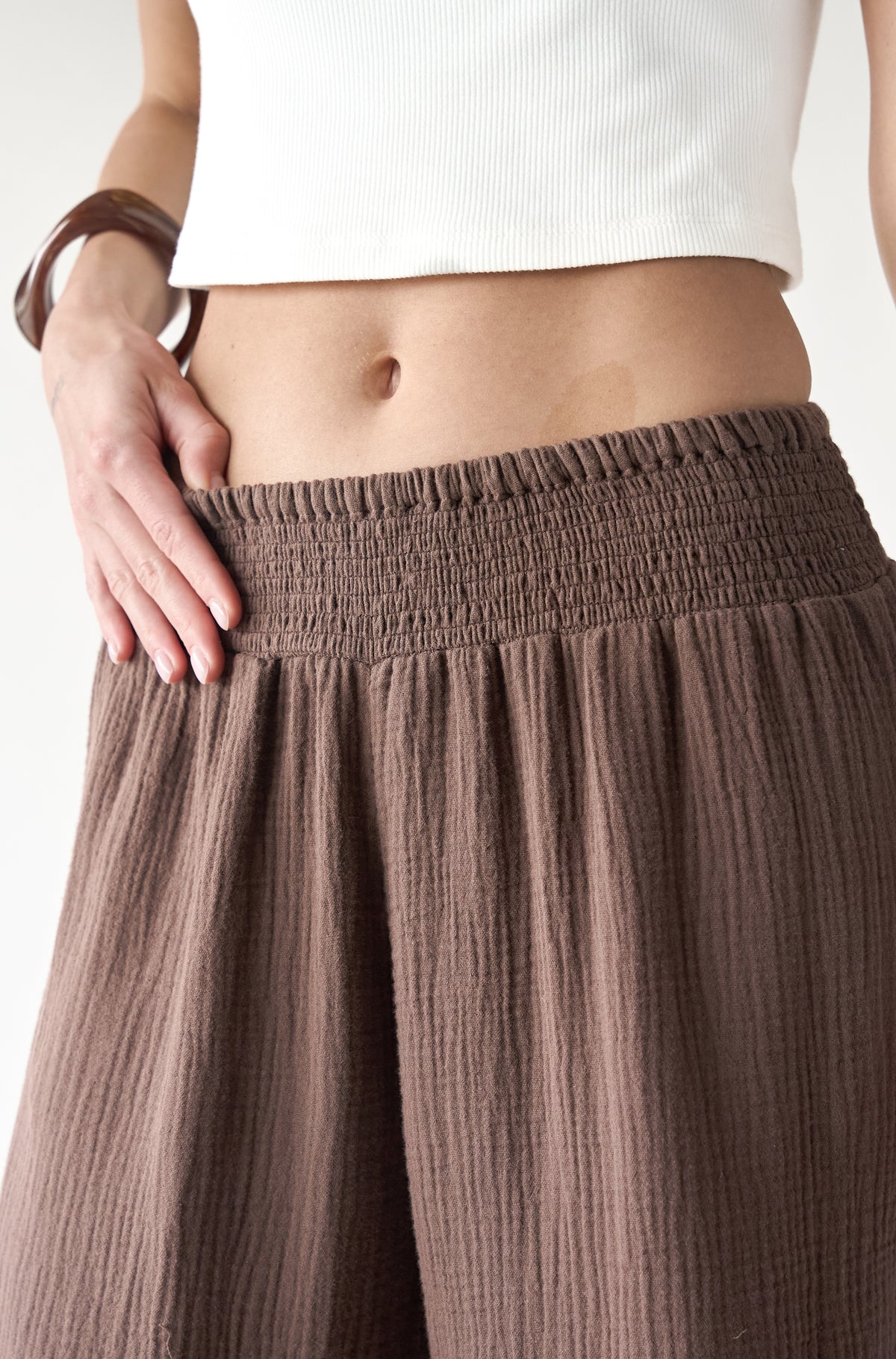 Pantalon Holly Marron