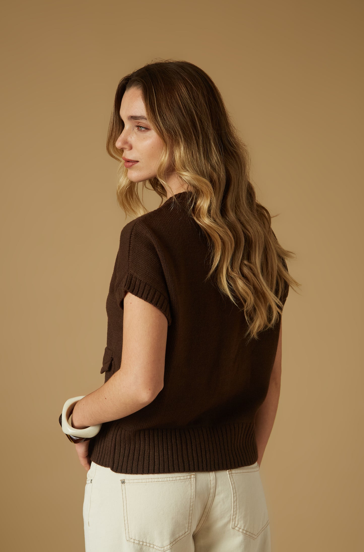 Chaleco Poppy Marron