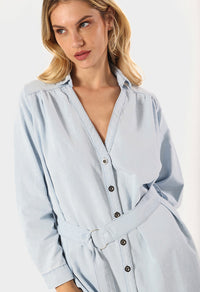 Vestido Nautic Celeste