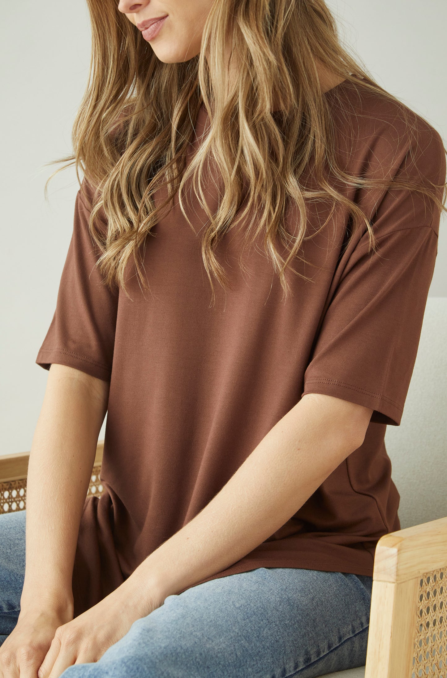 Polo Split Marron