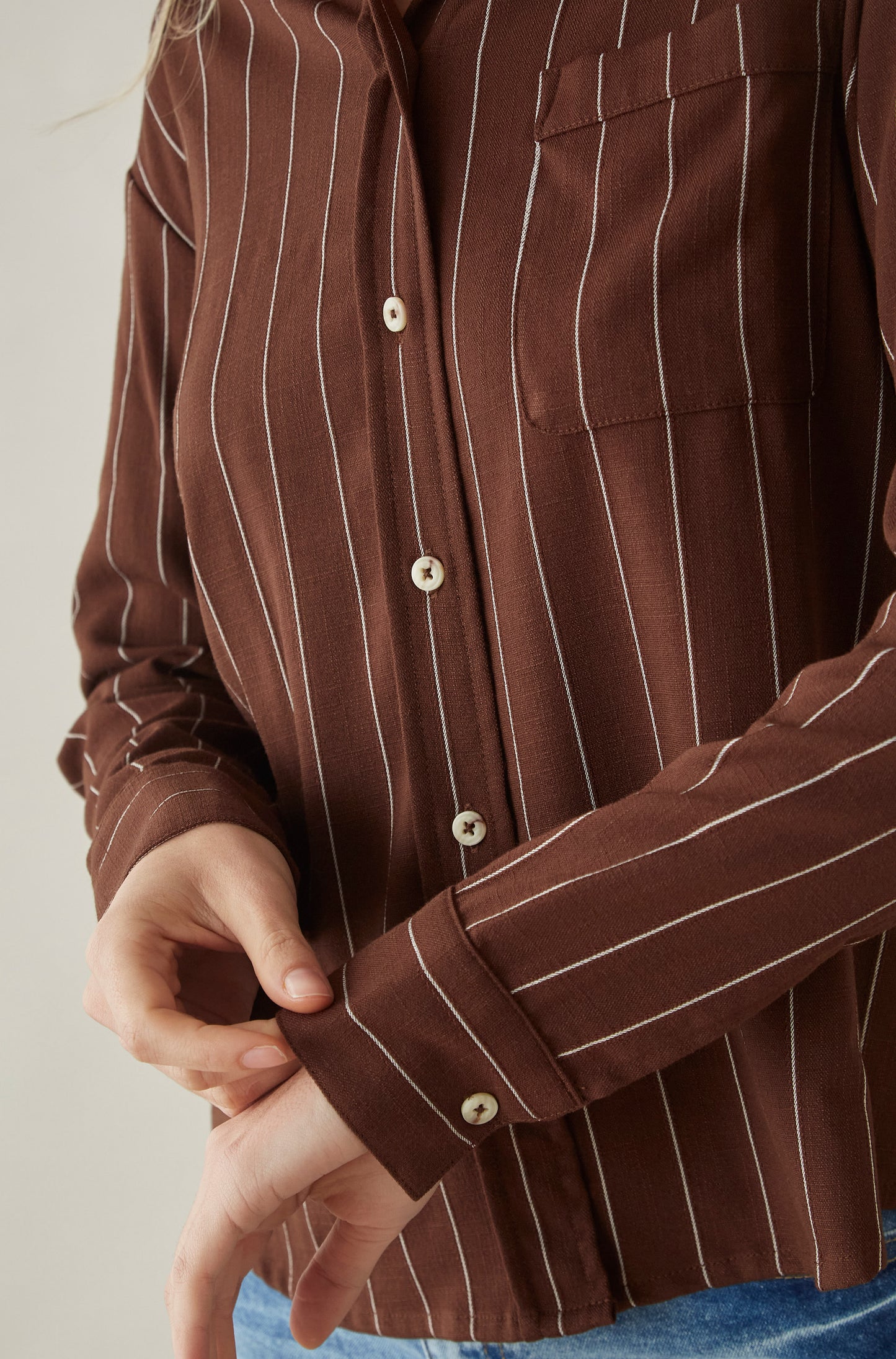 Blusa Lila Marron