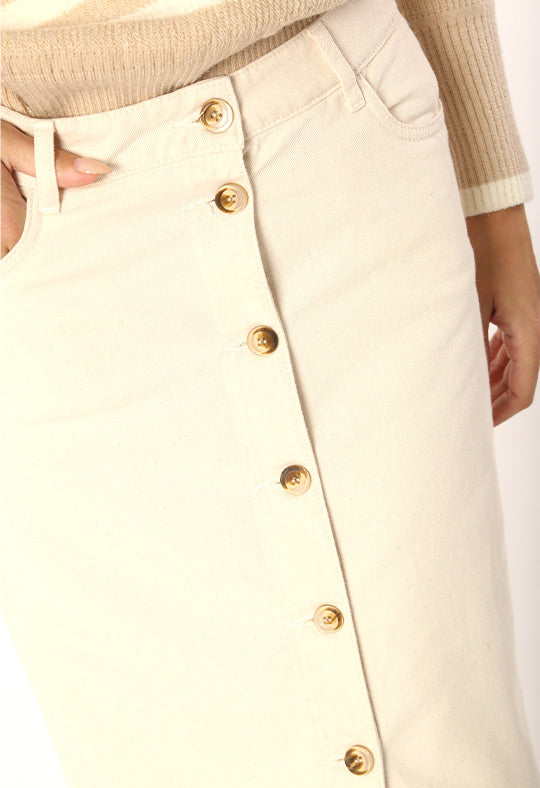 Falda Mila Beige