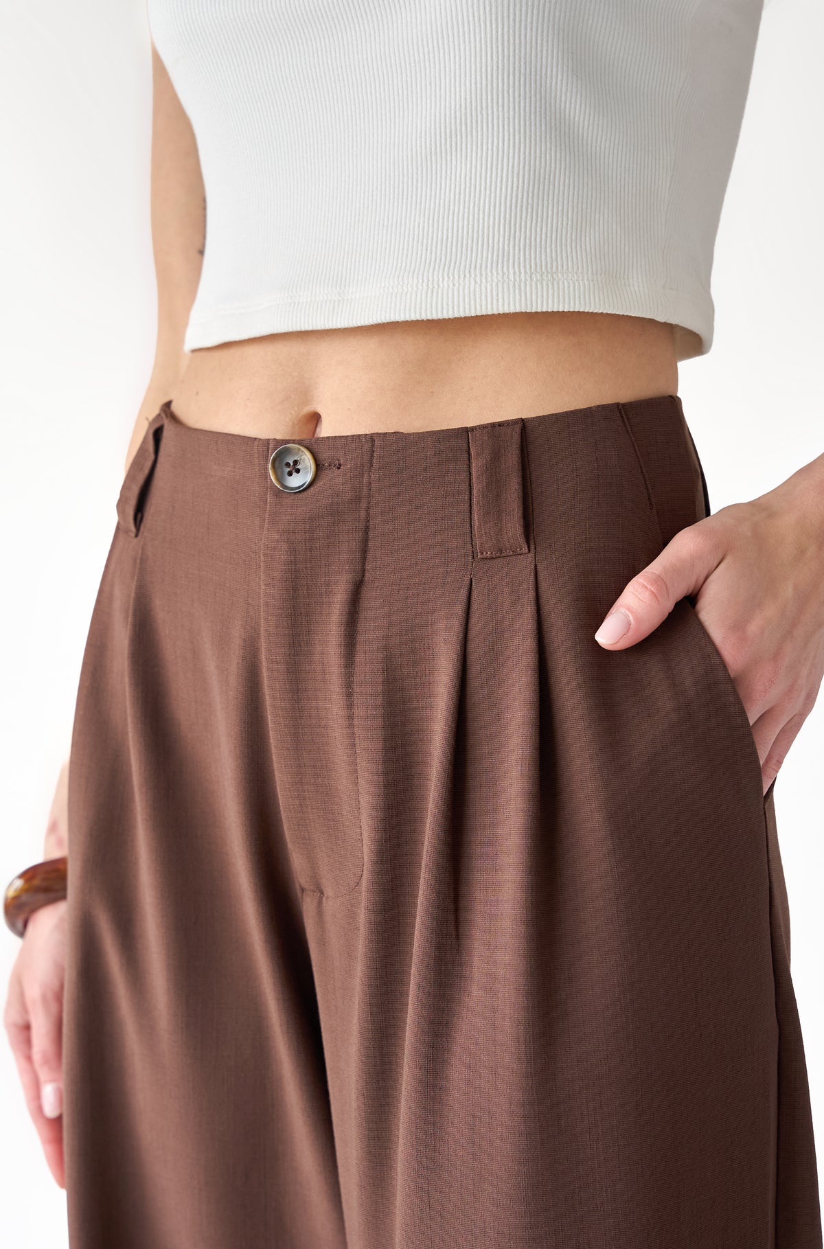 Pantalon Milena Dark Brown
