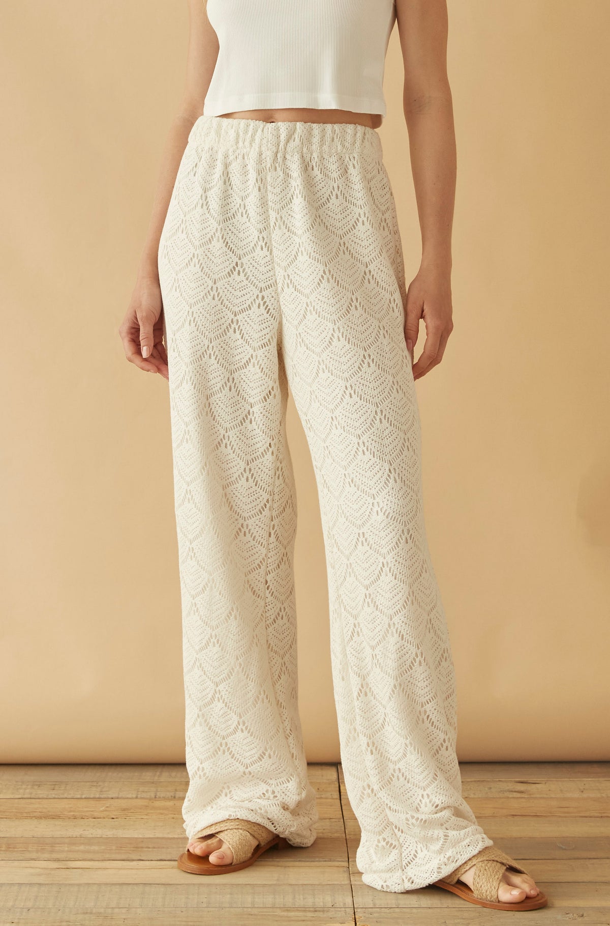 Pantalon Lena Off White