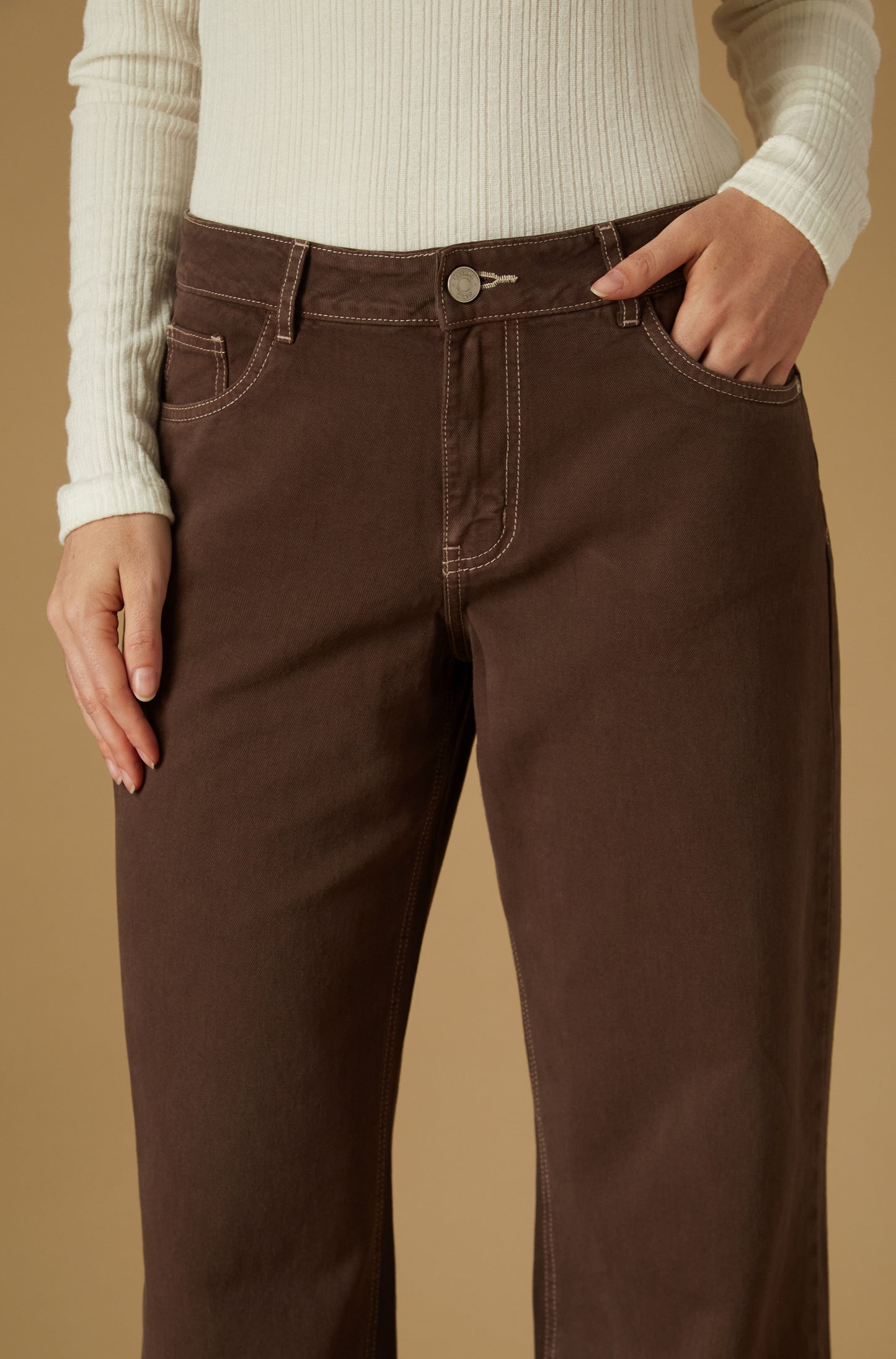 Pantalon Carol Marron