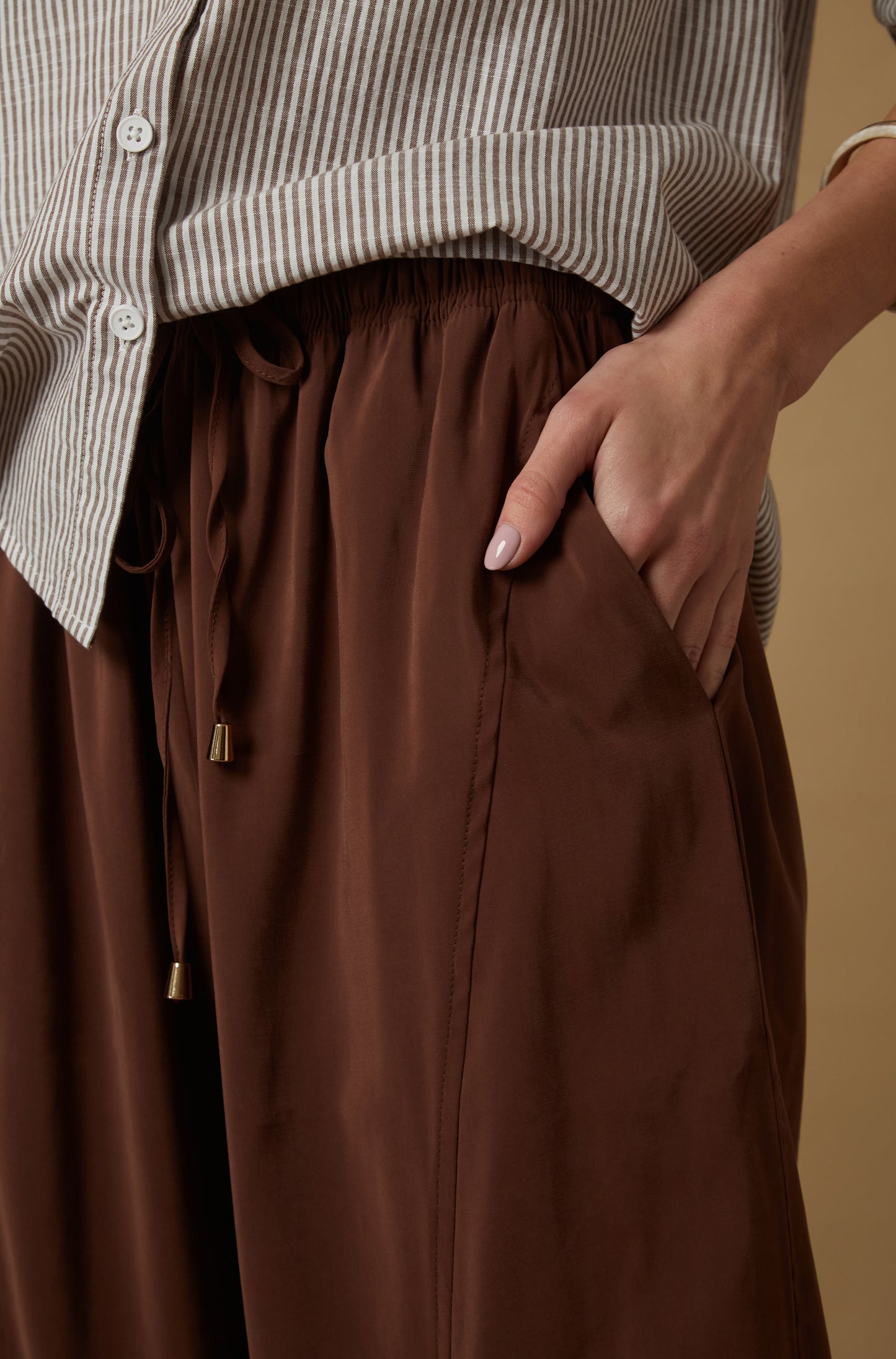 Pantalon Aveline Marron