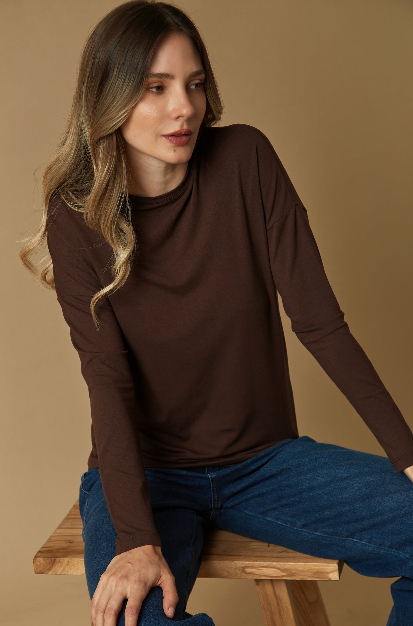 Polo Eloise Marron