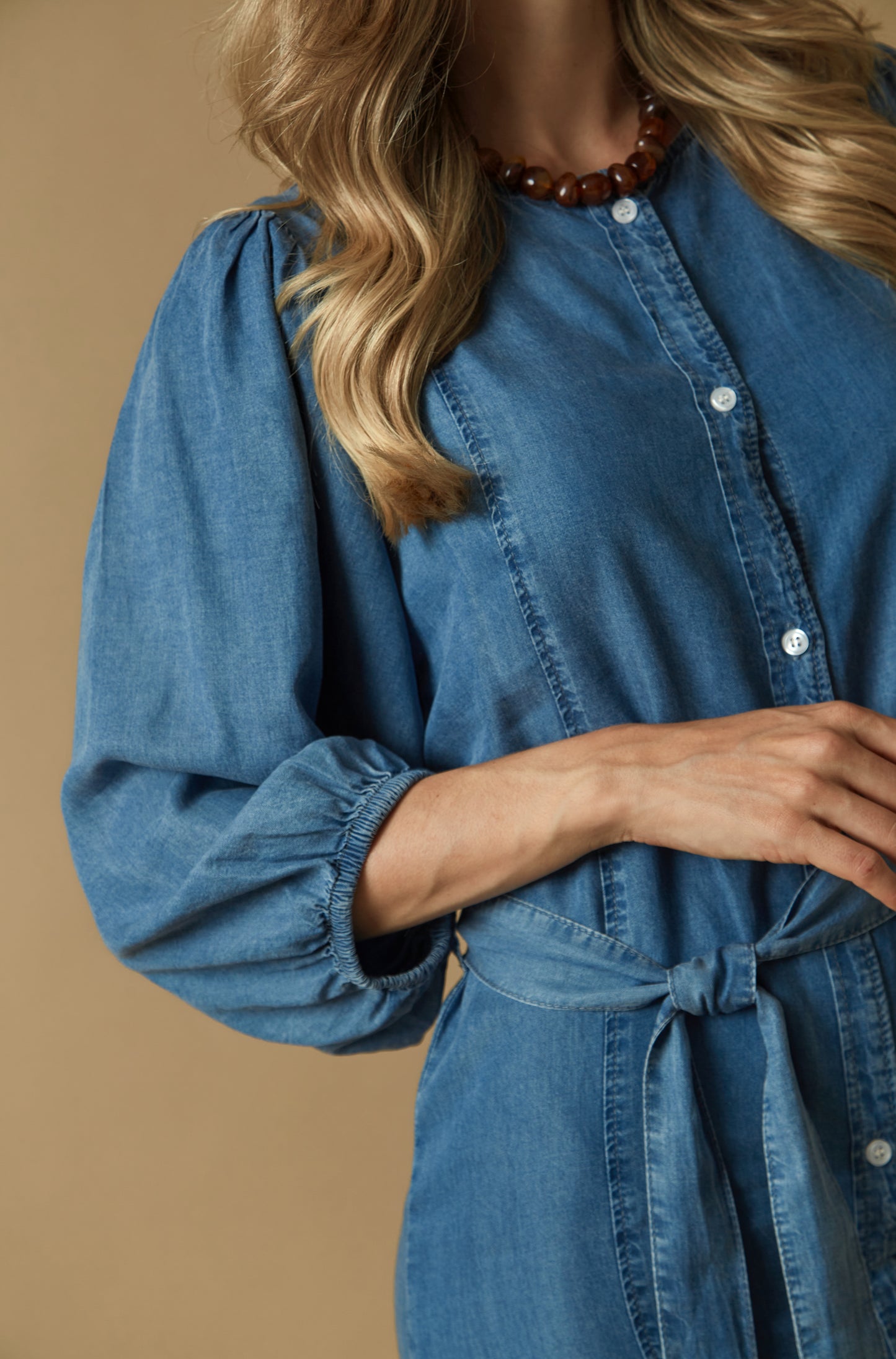 Vestido Garden Celeste