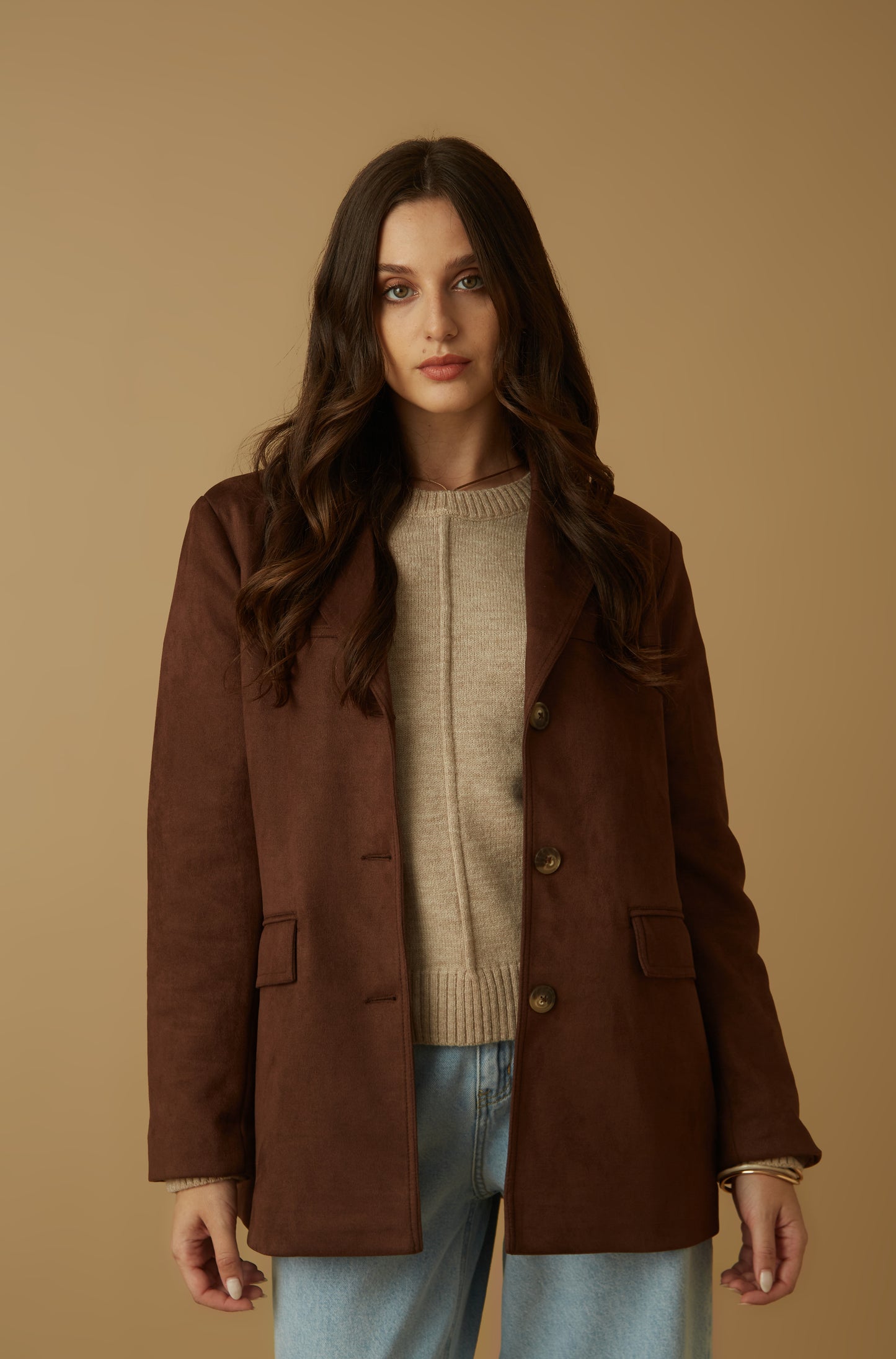 Blazer Denis Marron