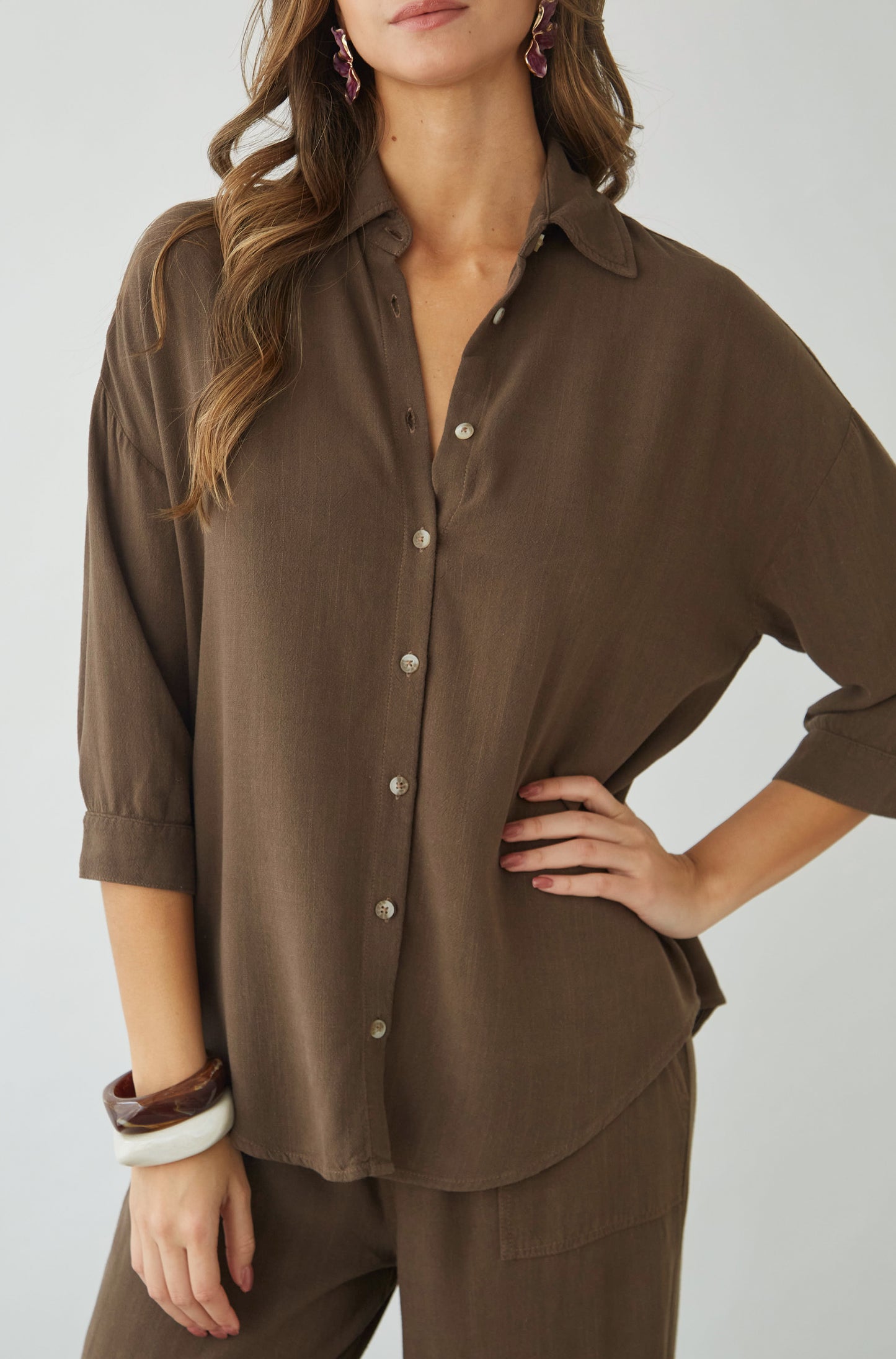 Blusa Faith Marron