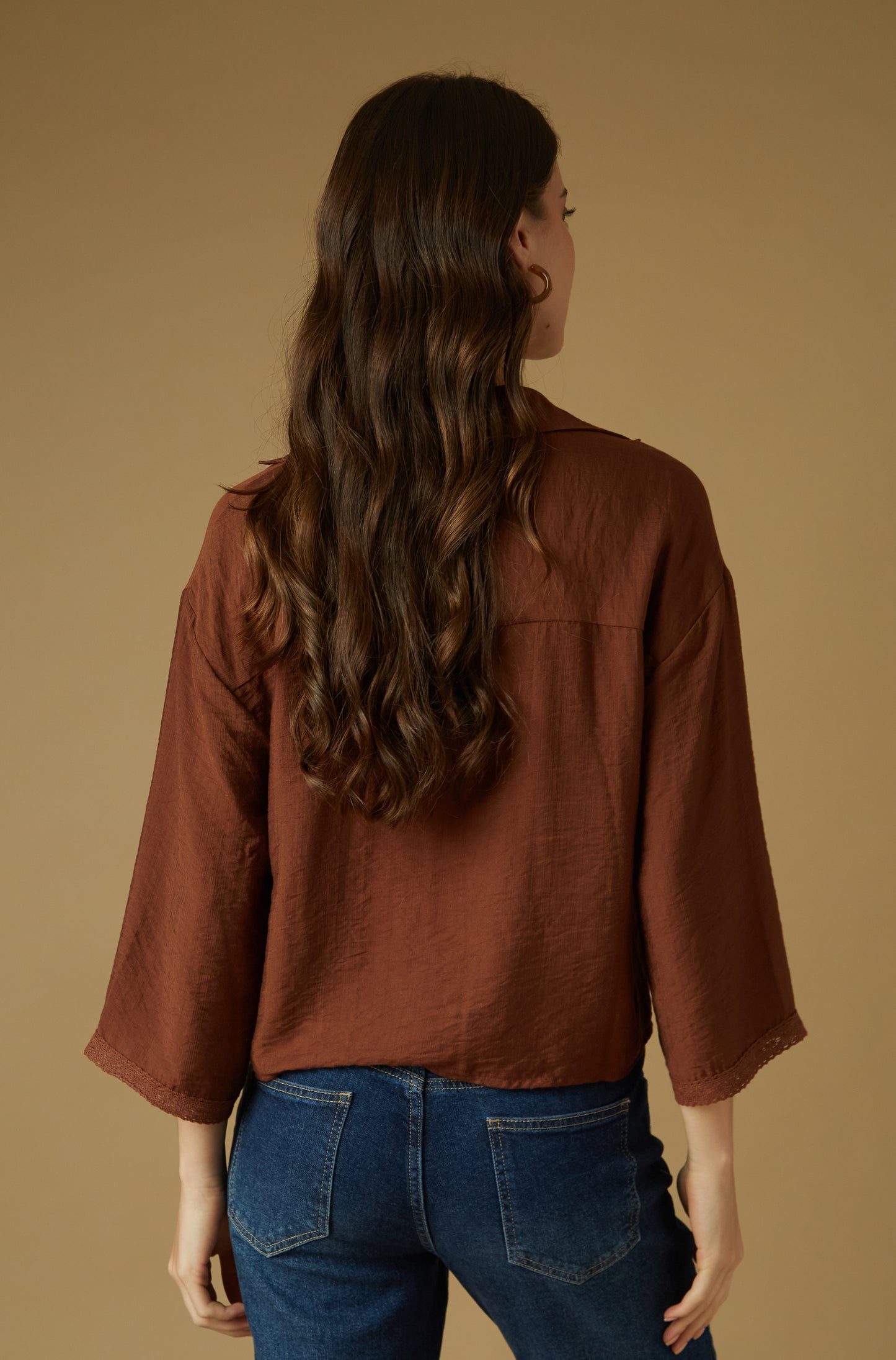 Blusa Amberley Marron