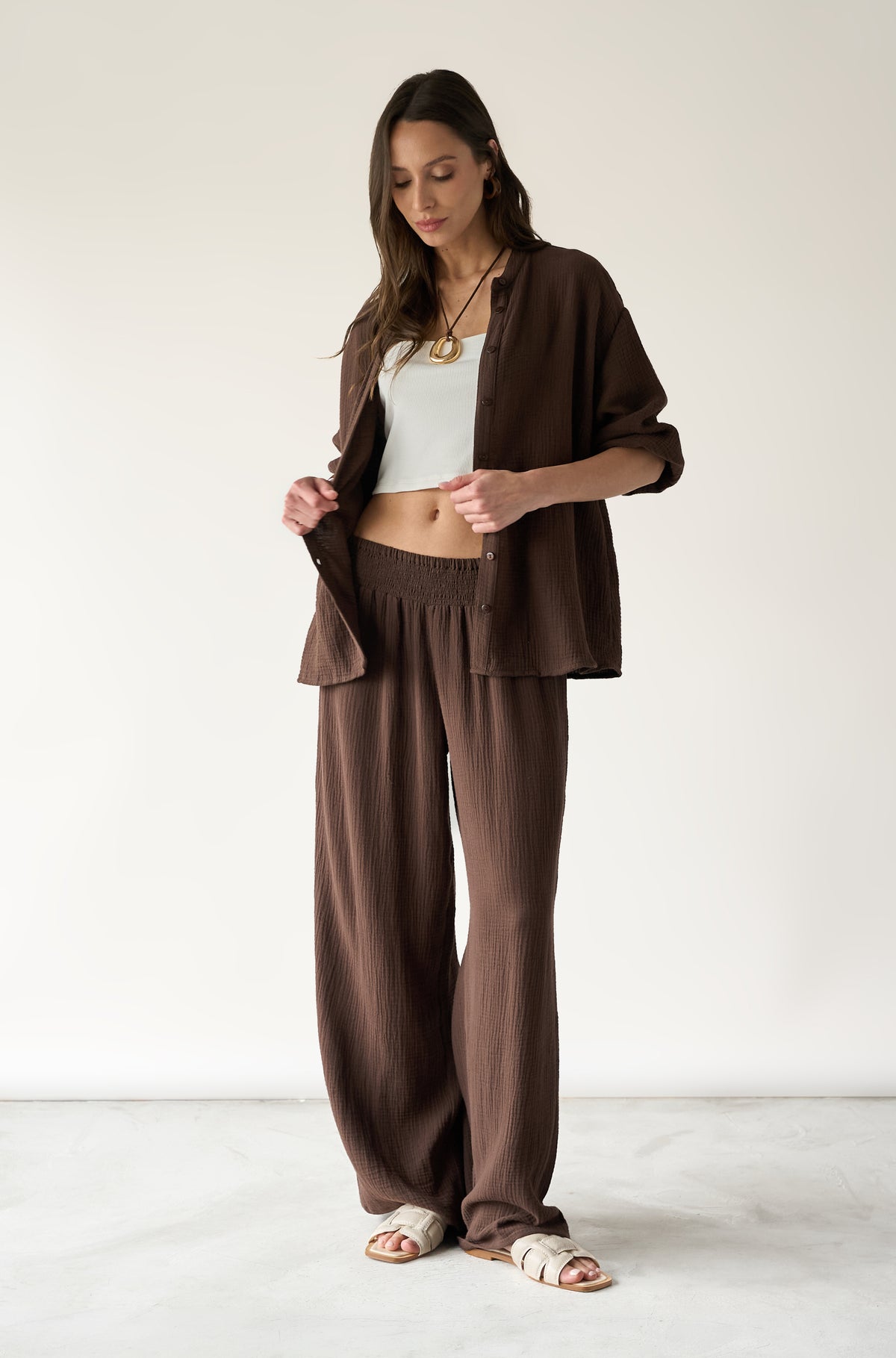 Blusa Noah Marron