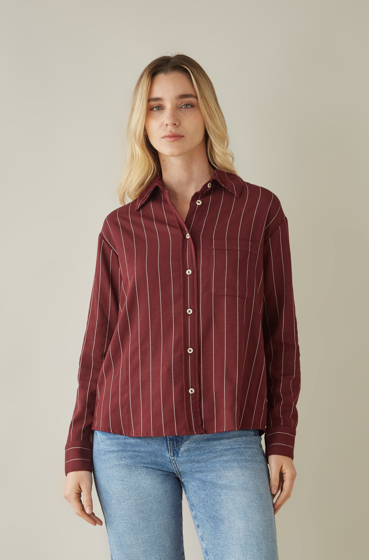 Blusa Lila Guinda