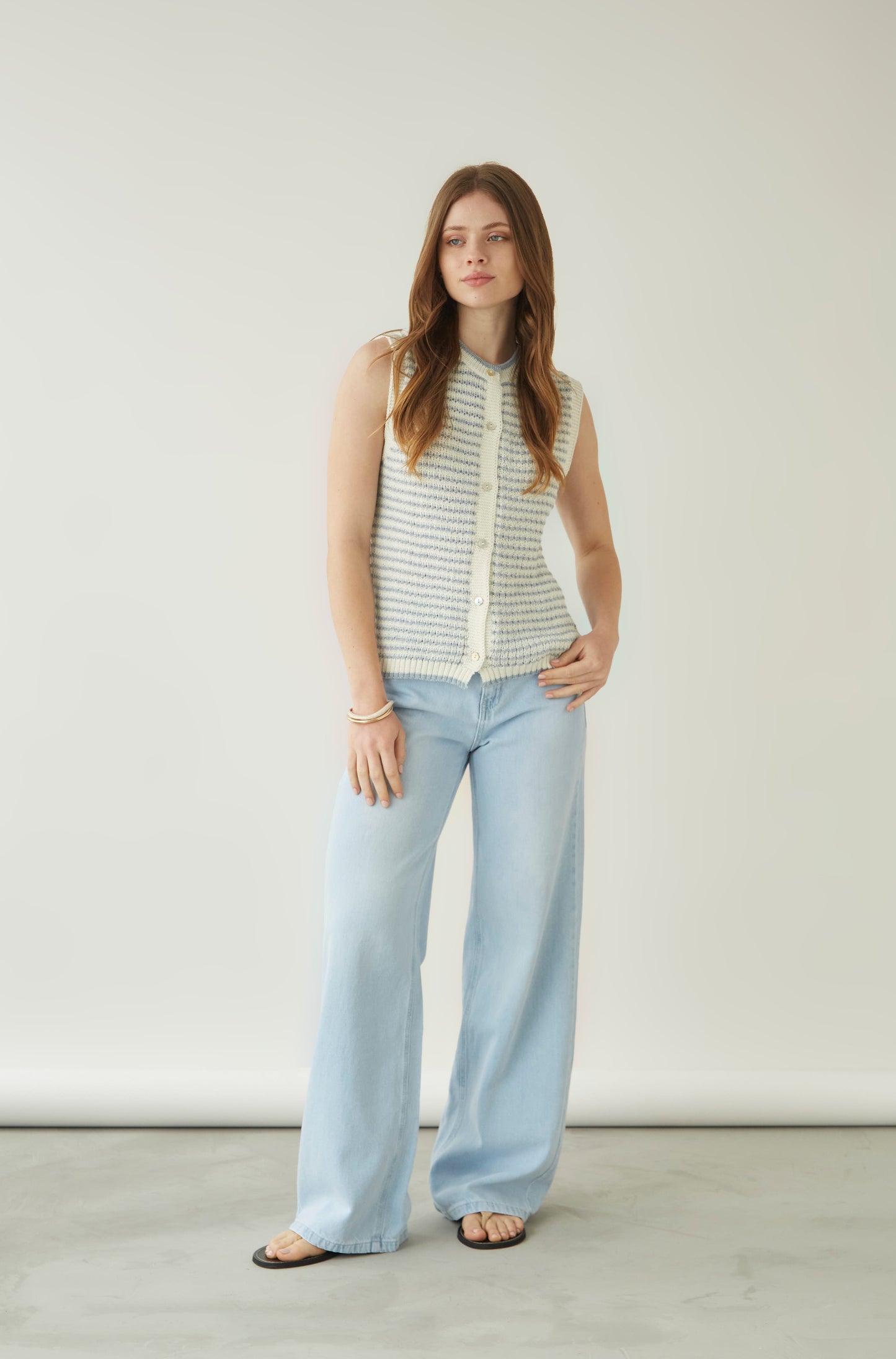 Chaleco Puerto Celeste