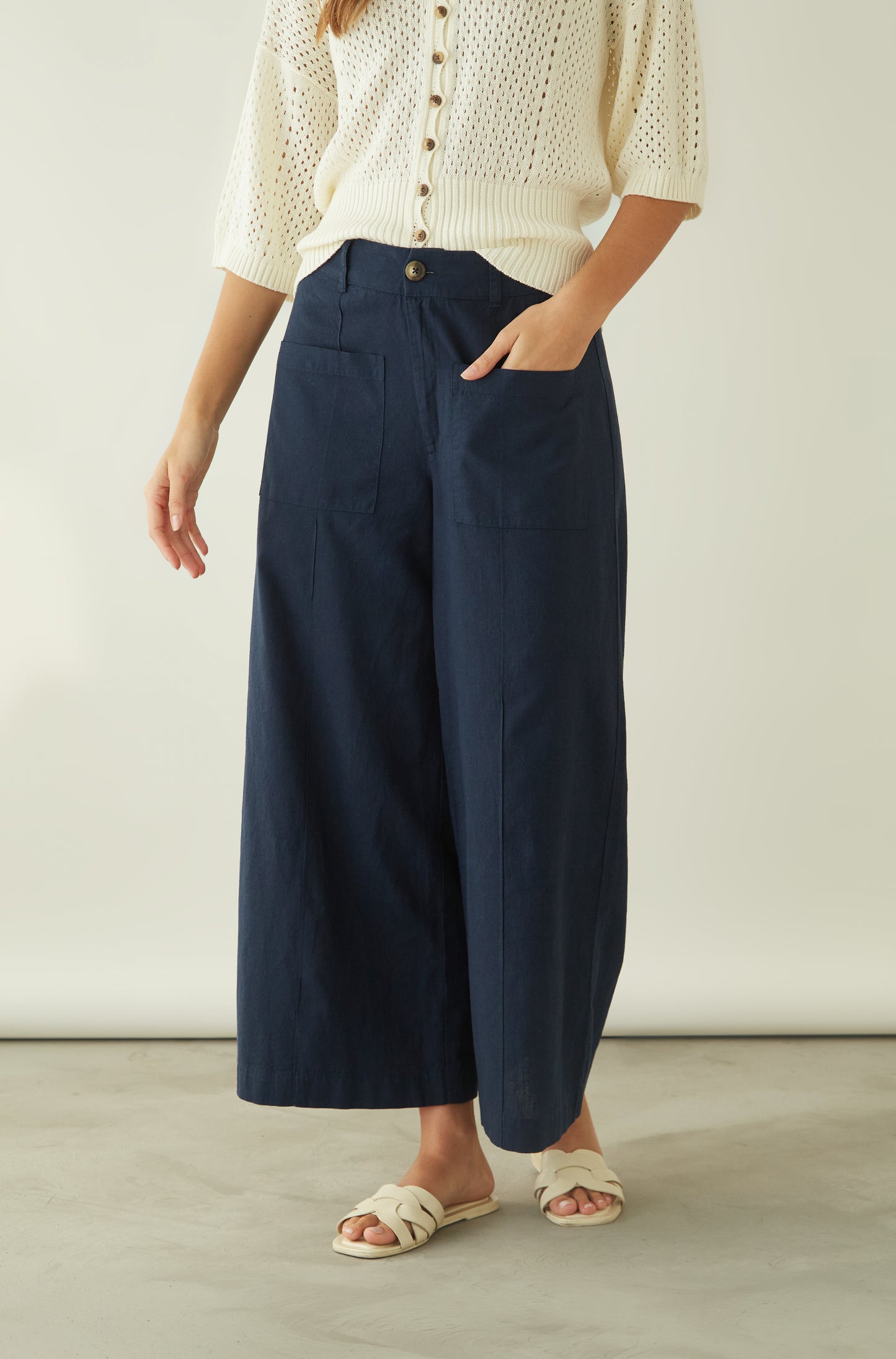 Pantalon Bolonia Azul