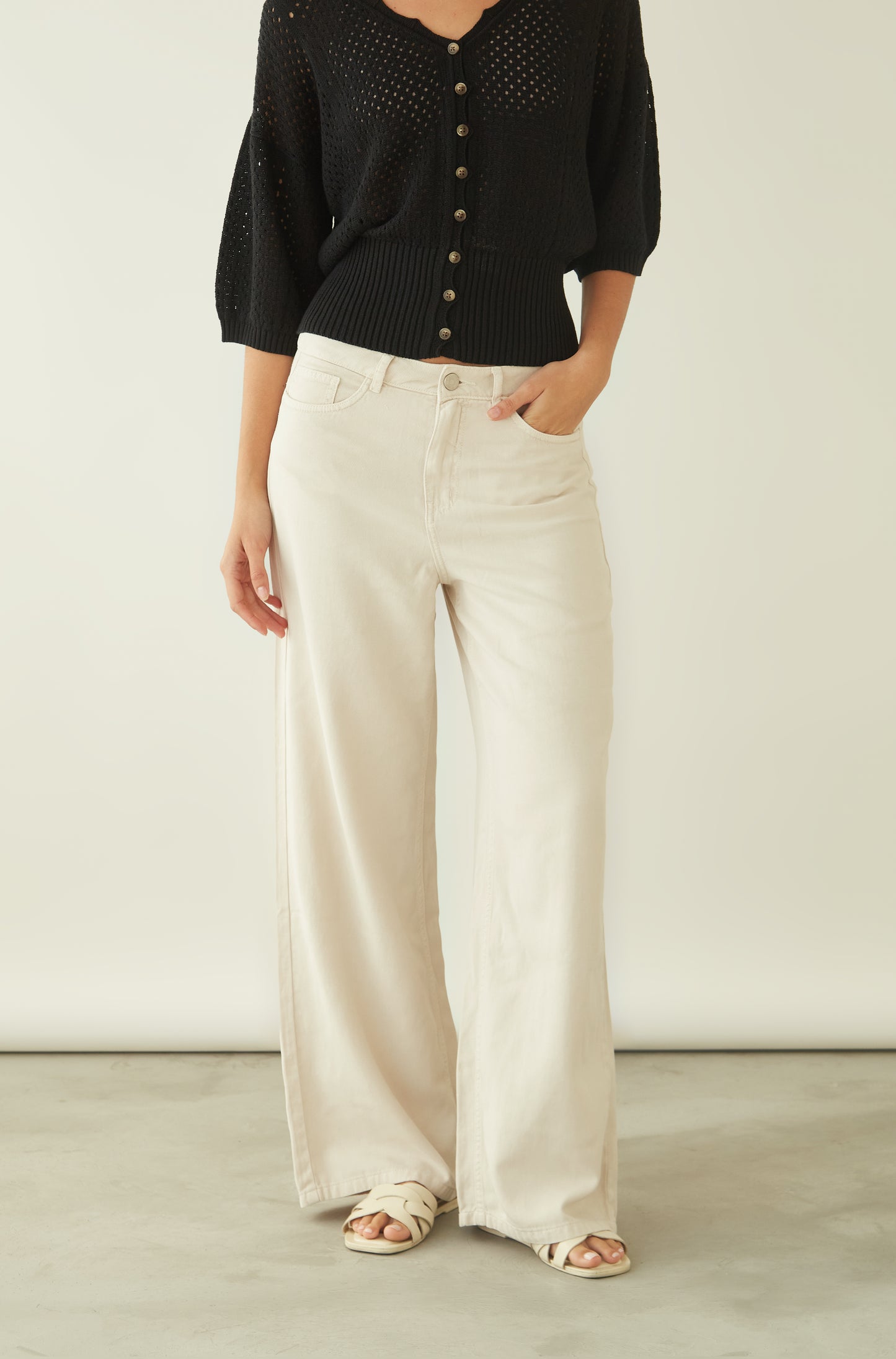 Pantalon Martina Drill Beige