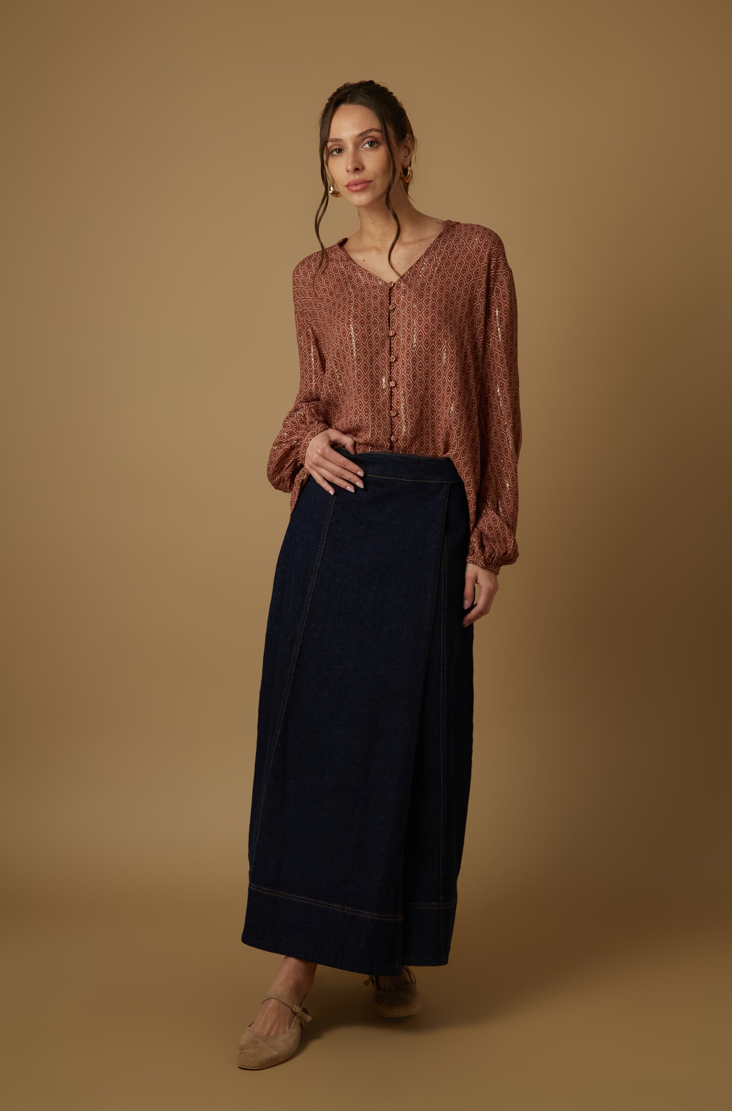 Blusa Minnie Mauve