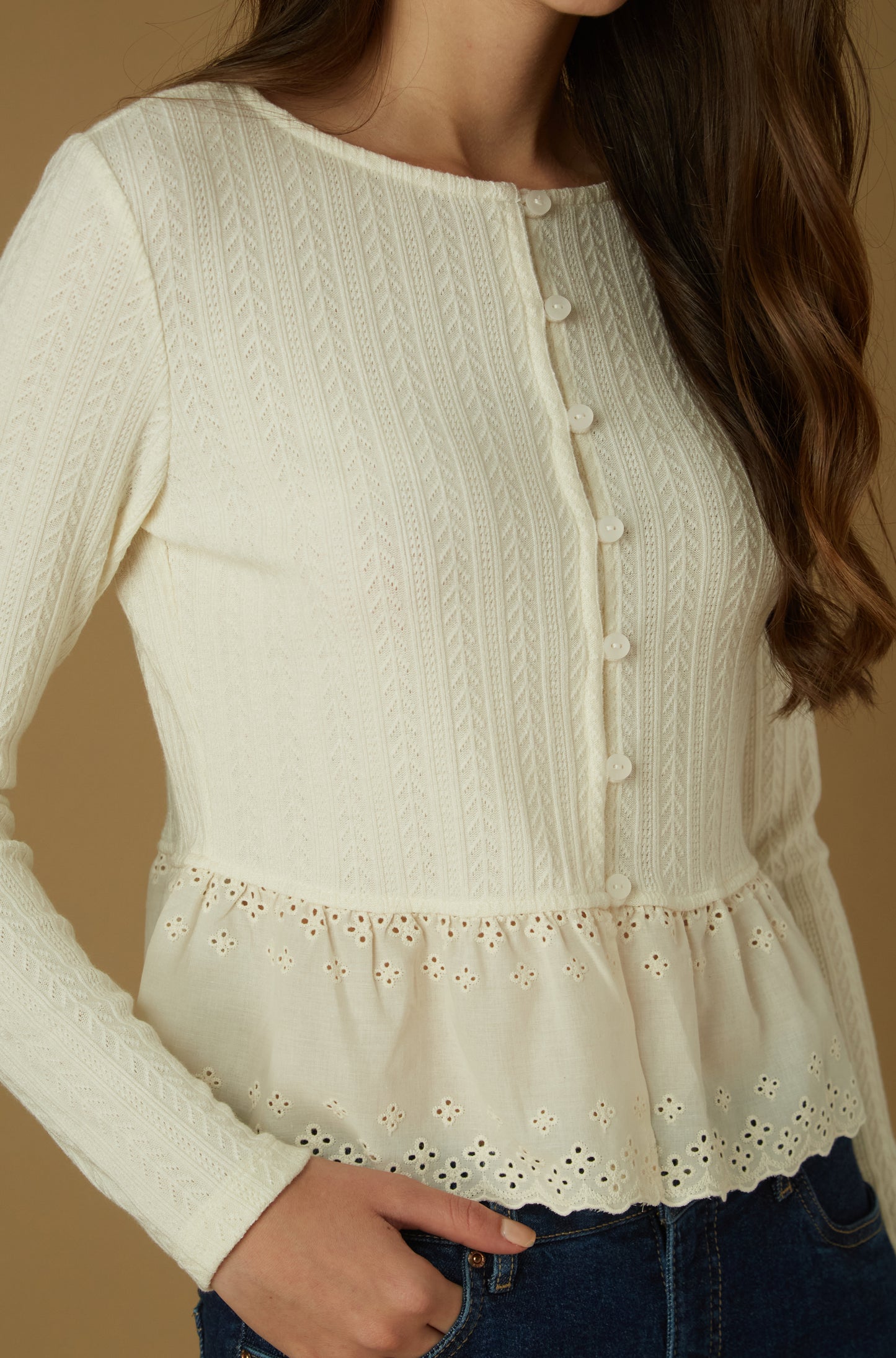 Polo Allison Crema