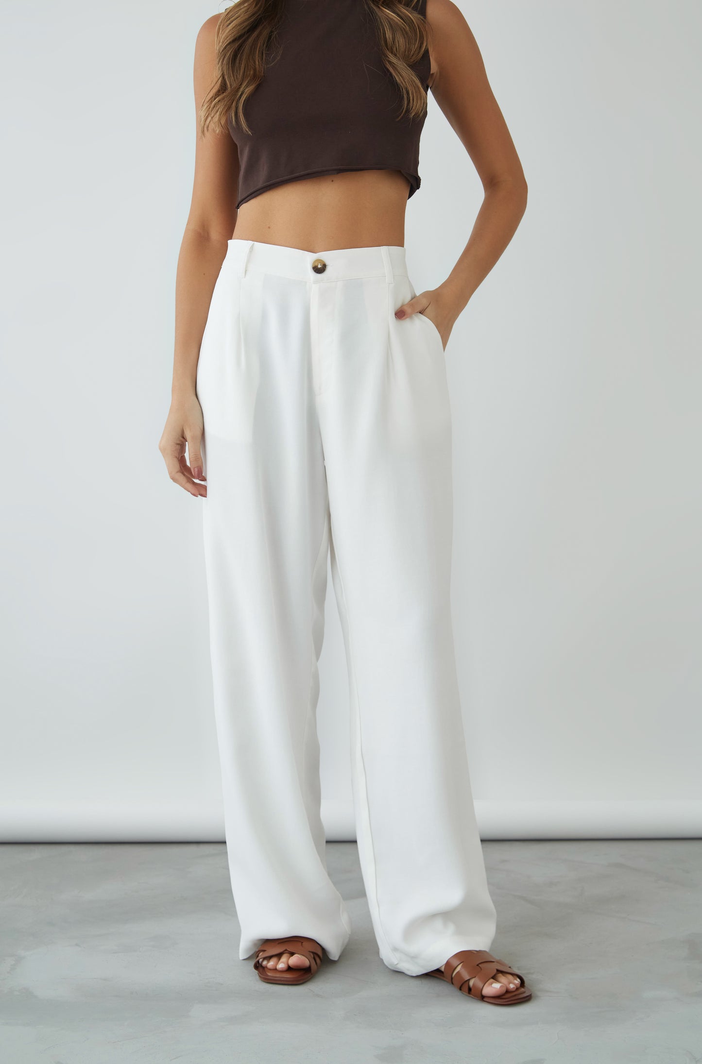 Pantalon Cali Off White