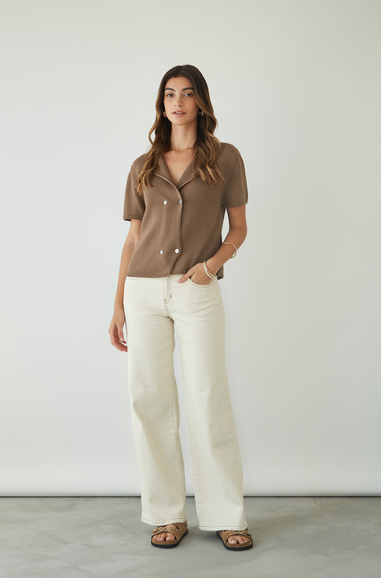 Pantalon Nacar Crema