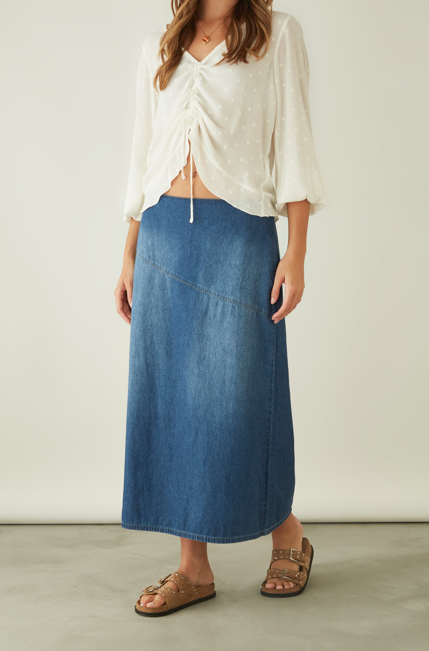 Falda San Lorenzo Azul