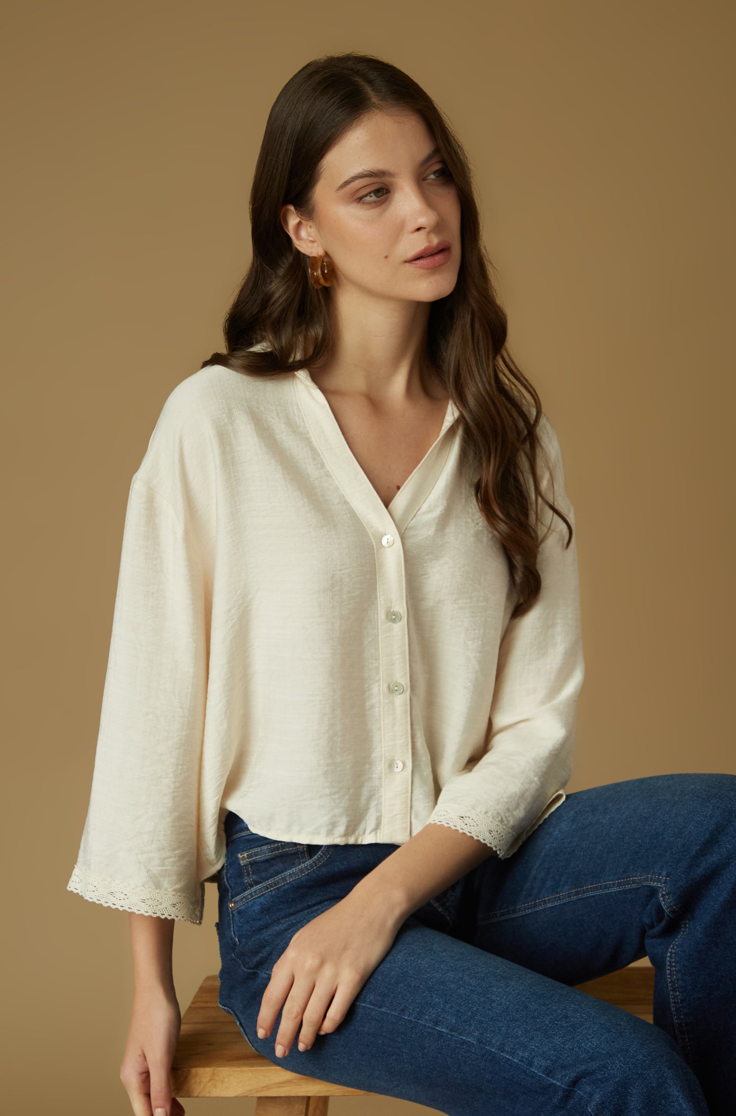 Blusa Amberley Sand