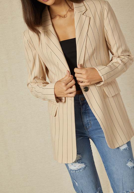 Blazer Ohni Beige